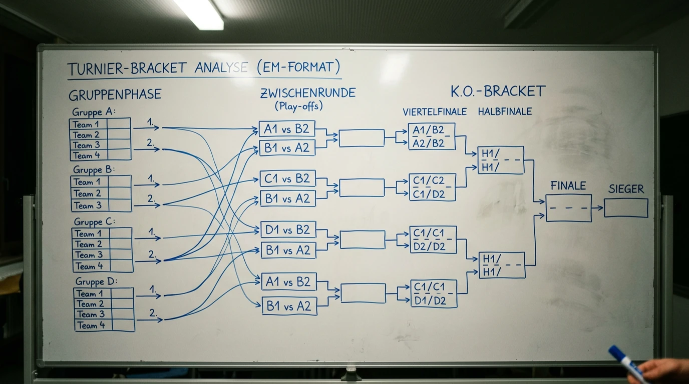 Beachvolleyball EM Format Gruppenphase K.o.-Bracket - Europameisterschaft Turnierstruktur für Wetter