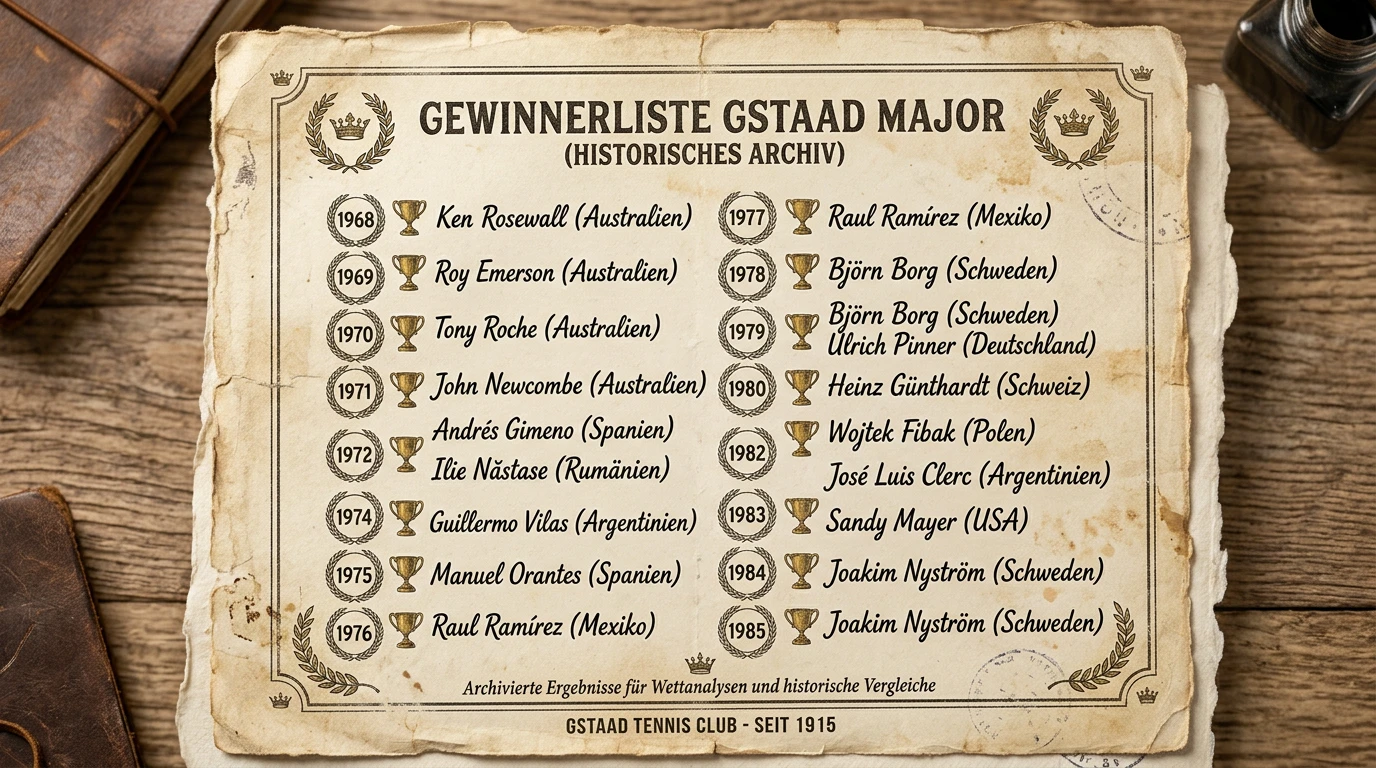Historische Sieger Gstaad Major Beachvolleyball - Wiederkehrende Champions und Outright-Quoten