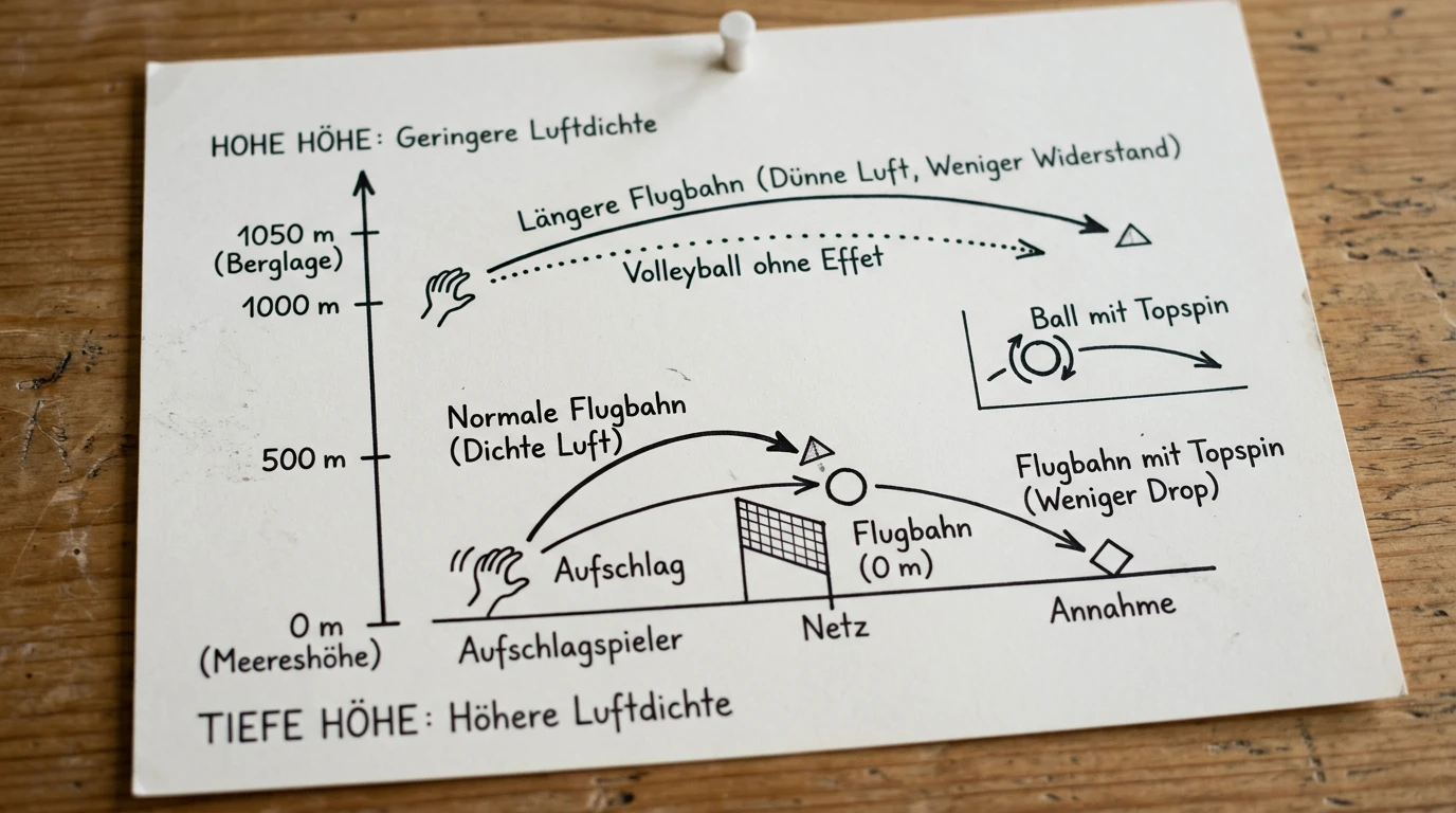 Höhenlageneffekt Gstaad Beach-Volleyball - Luftdichte Einfluss auf Spielweise und Wettquoten