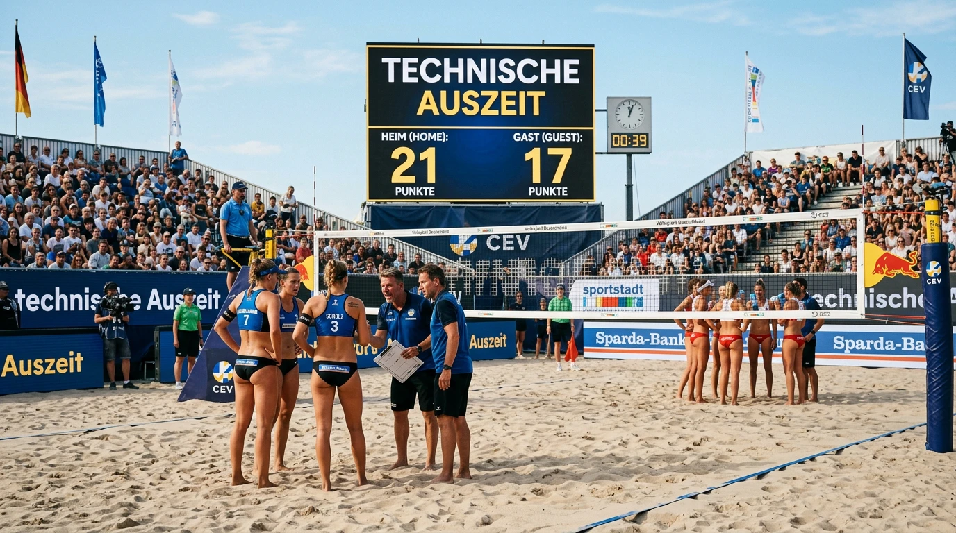 Beachvolleyball Live-Wetten optimales Timing Technische Auszeit Satzpause Entscheidungssatz Strategie