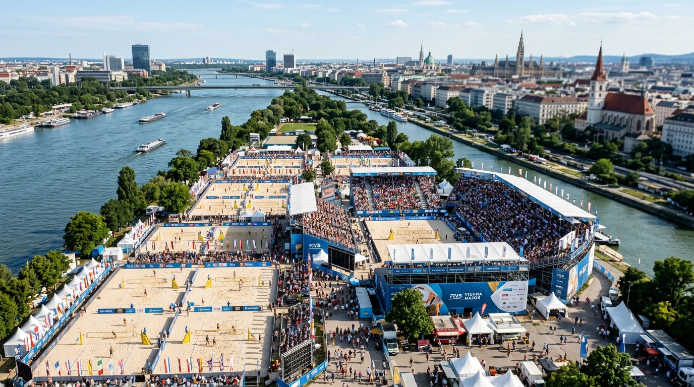 Vienna Major Beachvolleyball auf der Wiener Donauinsel — einzigartiger Wettkampfort mit Wettmarkt-Relevanz