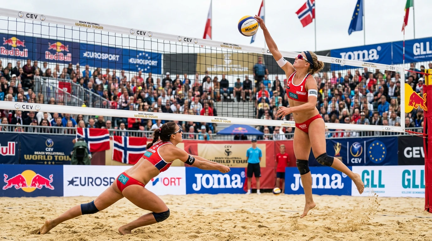 Norwegische Beachvolleyball-Paare Dominanz auf europäischer Ebene und Quotenentwicklung