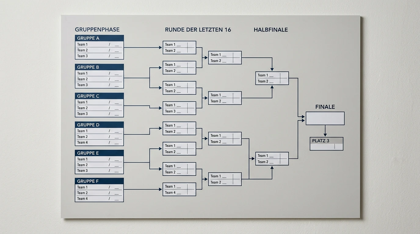 Olympisches Beachvolleyball-Format — Gruppenphase und K.o.-Runden als Grundlage für Wettmärkte