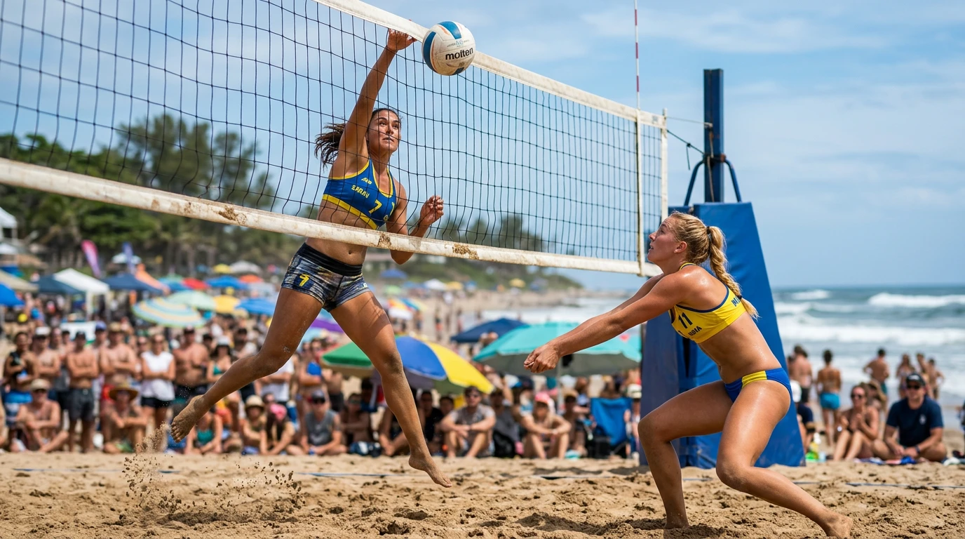 Beachvolleyball Rally-Point-System: Jede Rallye ergibt einen Punkt, direkte Auswirkung auf Live-Wettquoten