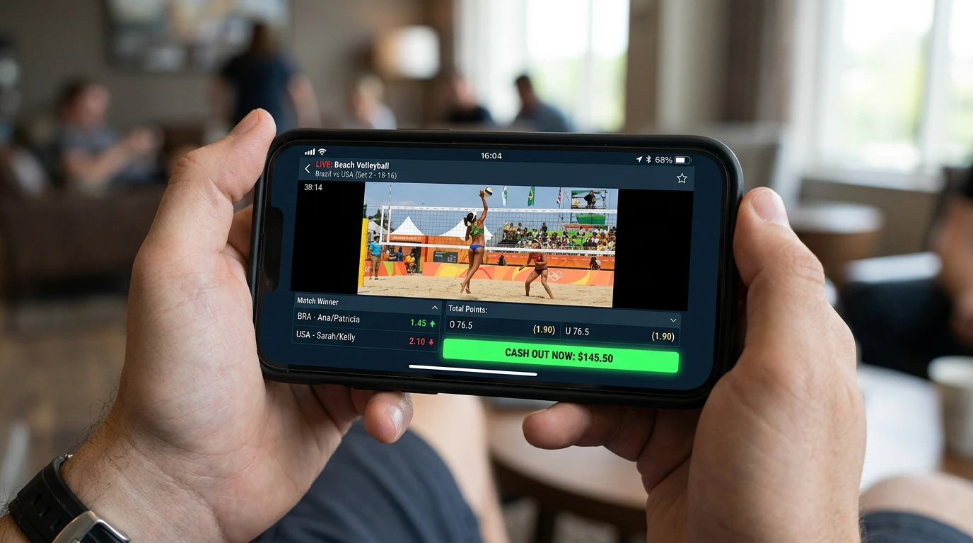 Beachvolleyball Live-Wetten Streaming-Optionen Vergleich bet365 NEO.bet bwin bei deutschen Anbietern