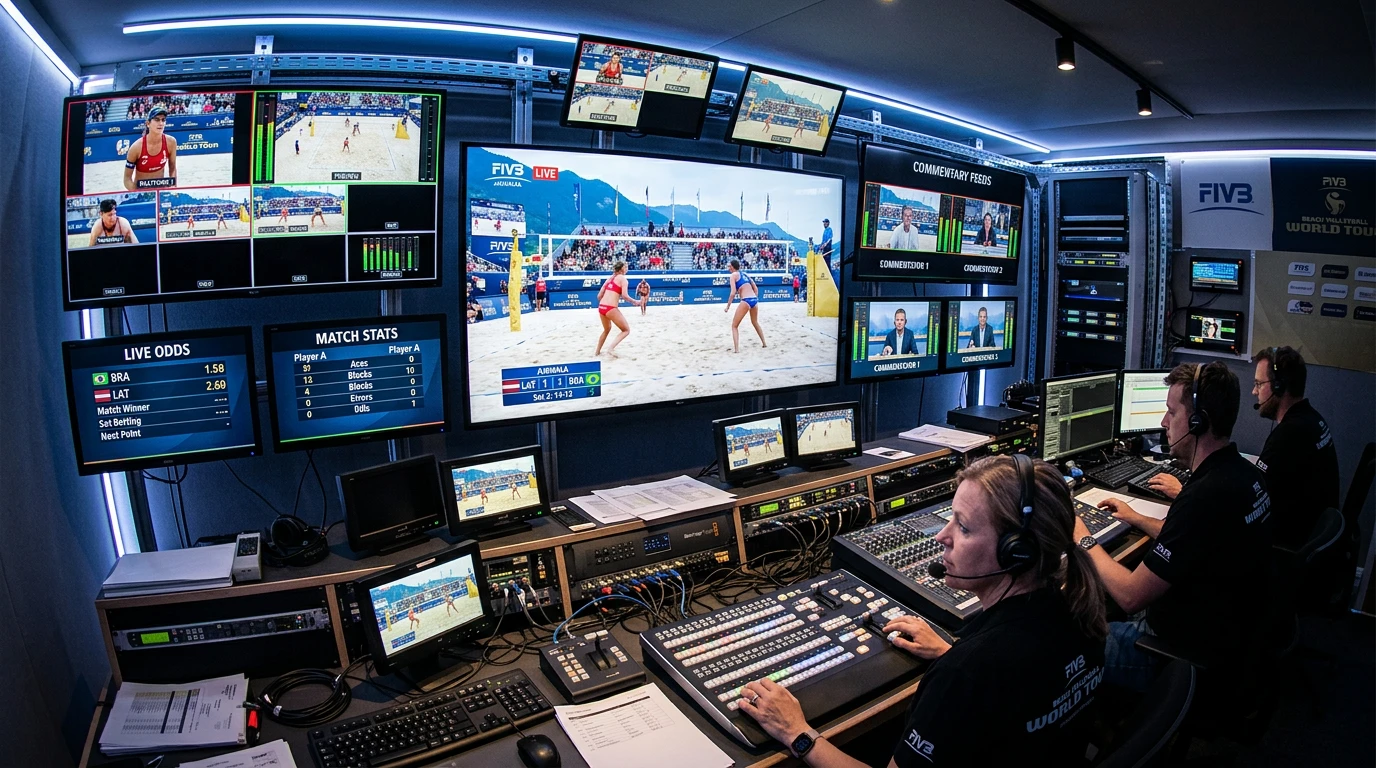 bet365 Live-Stream für Beachvolleyball-Turniere wie Hamburg Major und FIVB World Championship