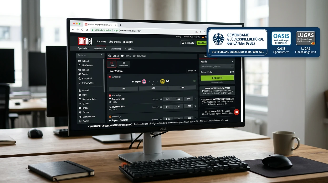 BildBet GGL-Lizenzstatus und Spielerschutzinfrastruktur für deutsche Beachvolleyball-Wetter