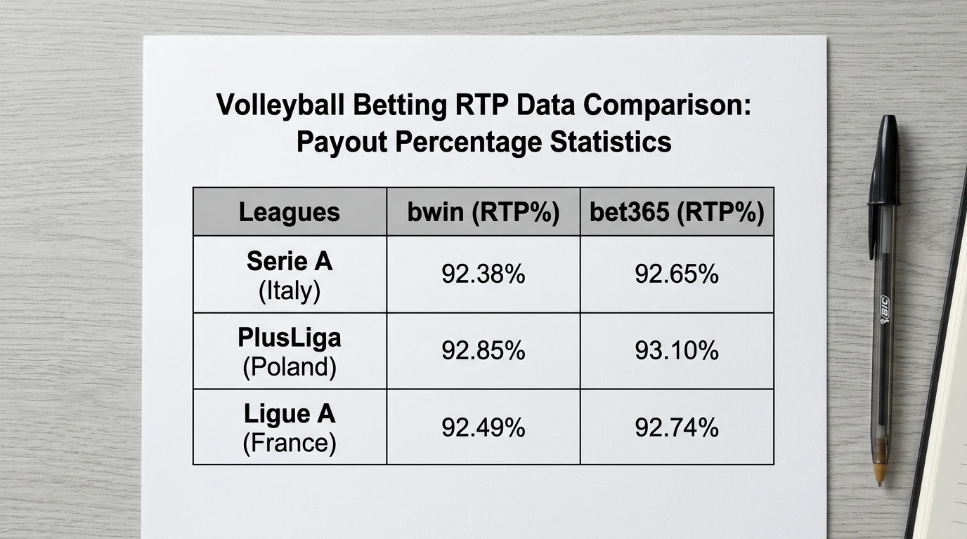 bwin Quotenschlüssel für Volleyball und Beachvolleyball — Payout-Prozentsatz im Vergleich zu Mitbewerbern
