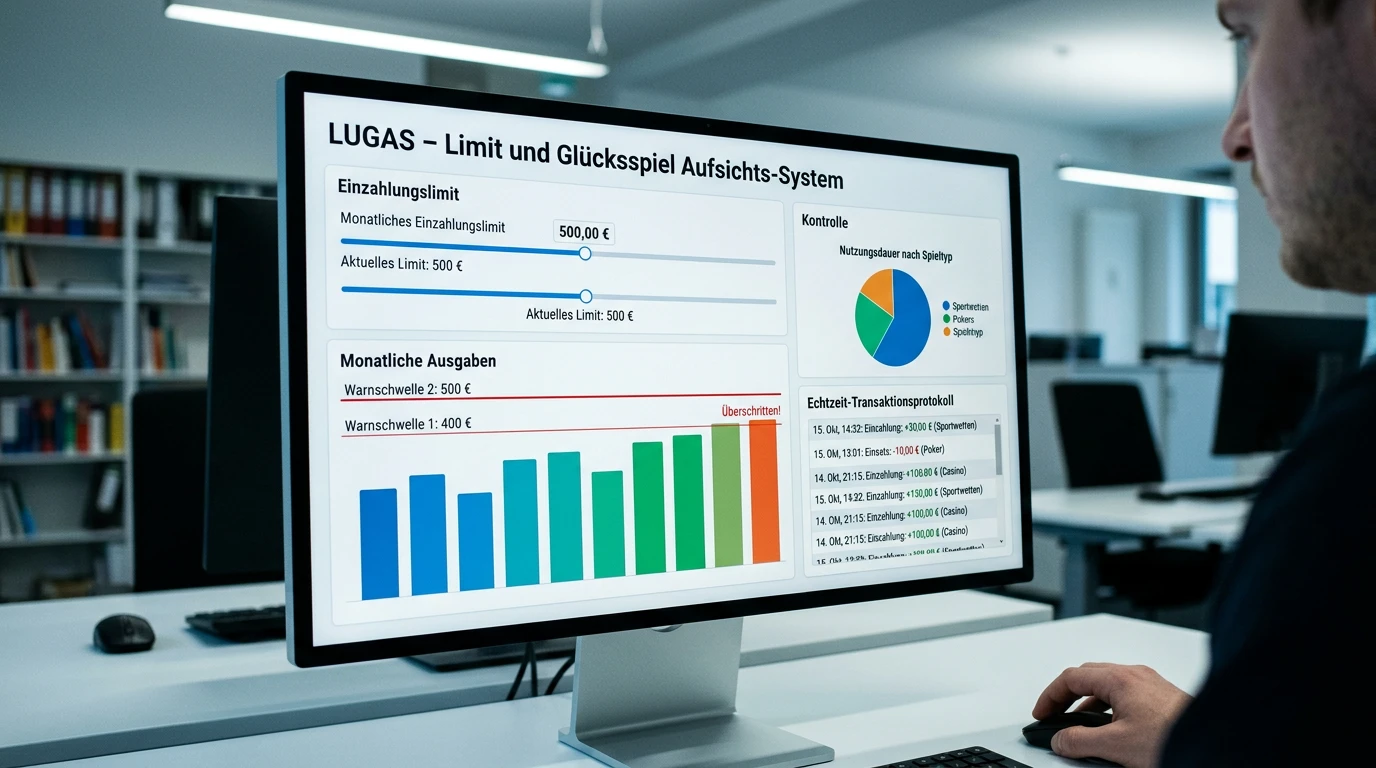 LUGAS-Einzahlungskontrollsystem für deutsche Sportwettenanbieter: plattformübergreifende Limits