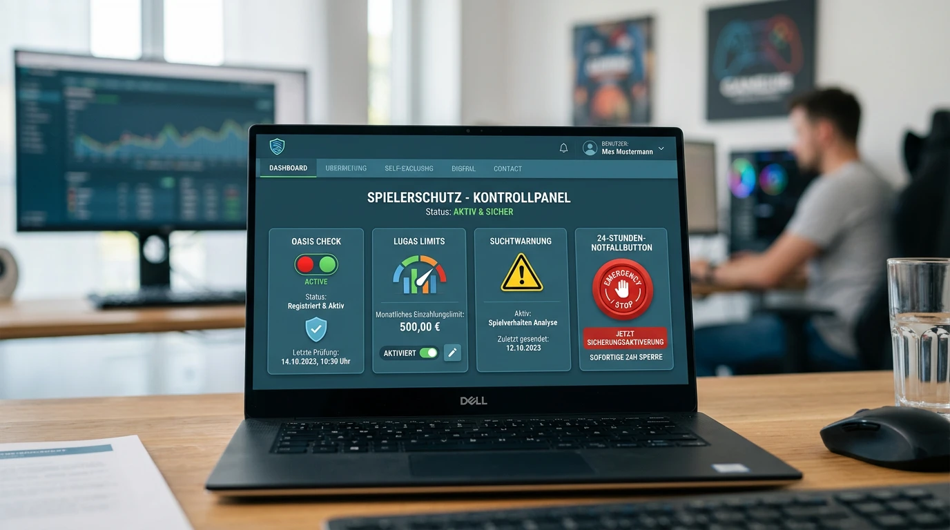 Spielerschutz bei GGL-lizenzierten Sportwettenanbietern: OASIS, LUGAS und Suchtwarnung
