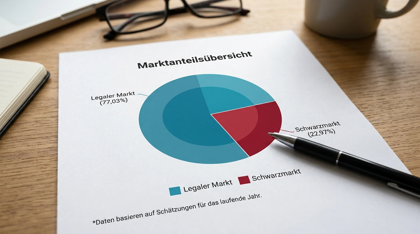 Schwarzmarktanteil Sportwetten Deutschland GGL Kanalisierungsquote 2026 illegale Anbieter Vergleich